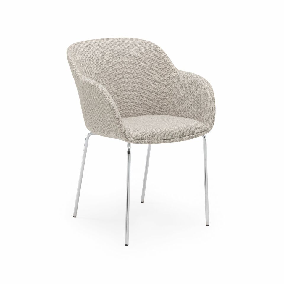 Shell-M Pad Koltuk l Krom Ayak