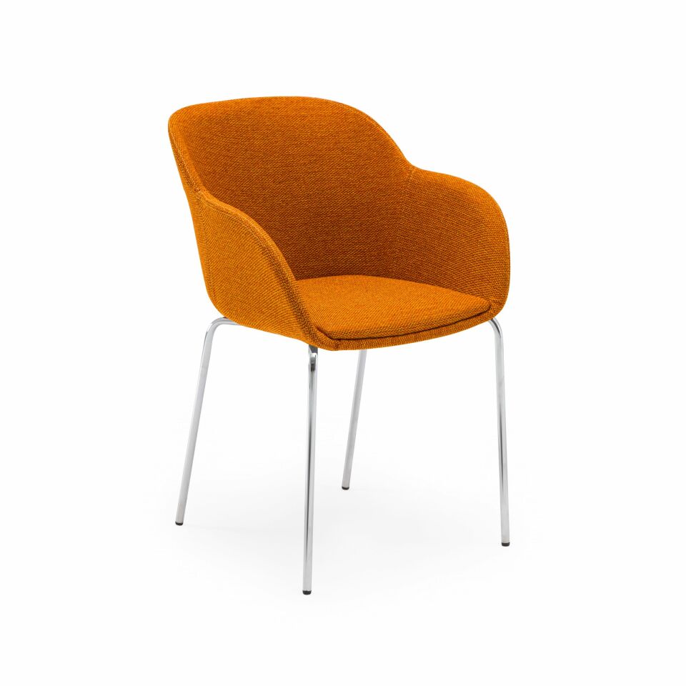 Shell-M Pad Koltuk l Krom Ayak