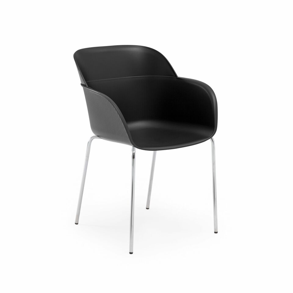 Shell-M Koltuk l Krom Ayak