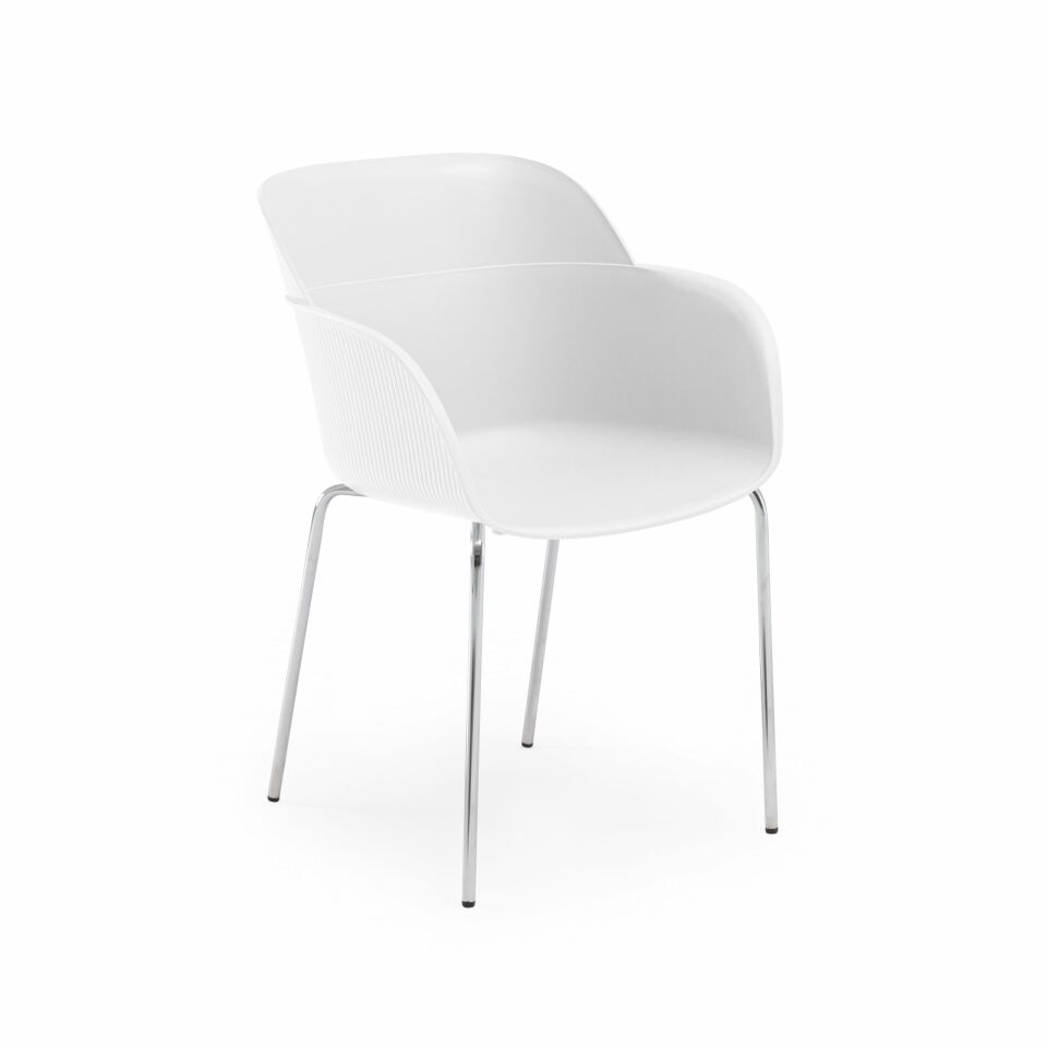 Shell-M Koltuk l Krom Ayak