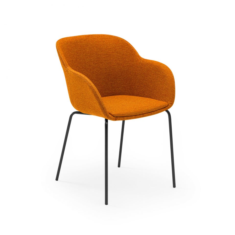 Shell-M Pad Koltuk l Metal Boyalı Ayak