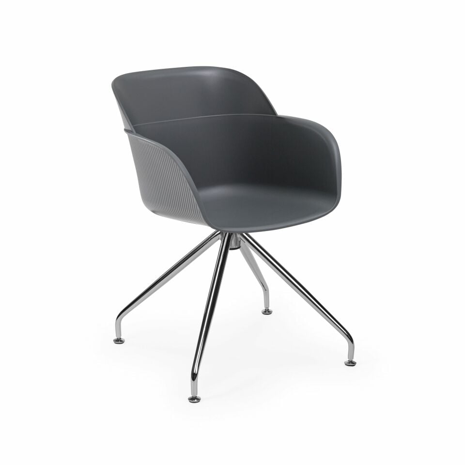 Shell-Z Koltuk l Krom Ayak