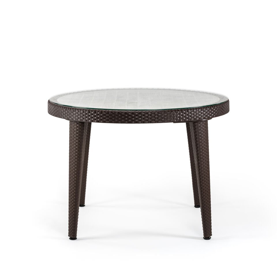 Osaka Ø110 cm | Camlı Masa VENGE