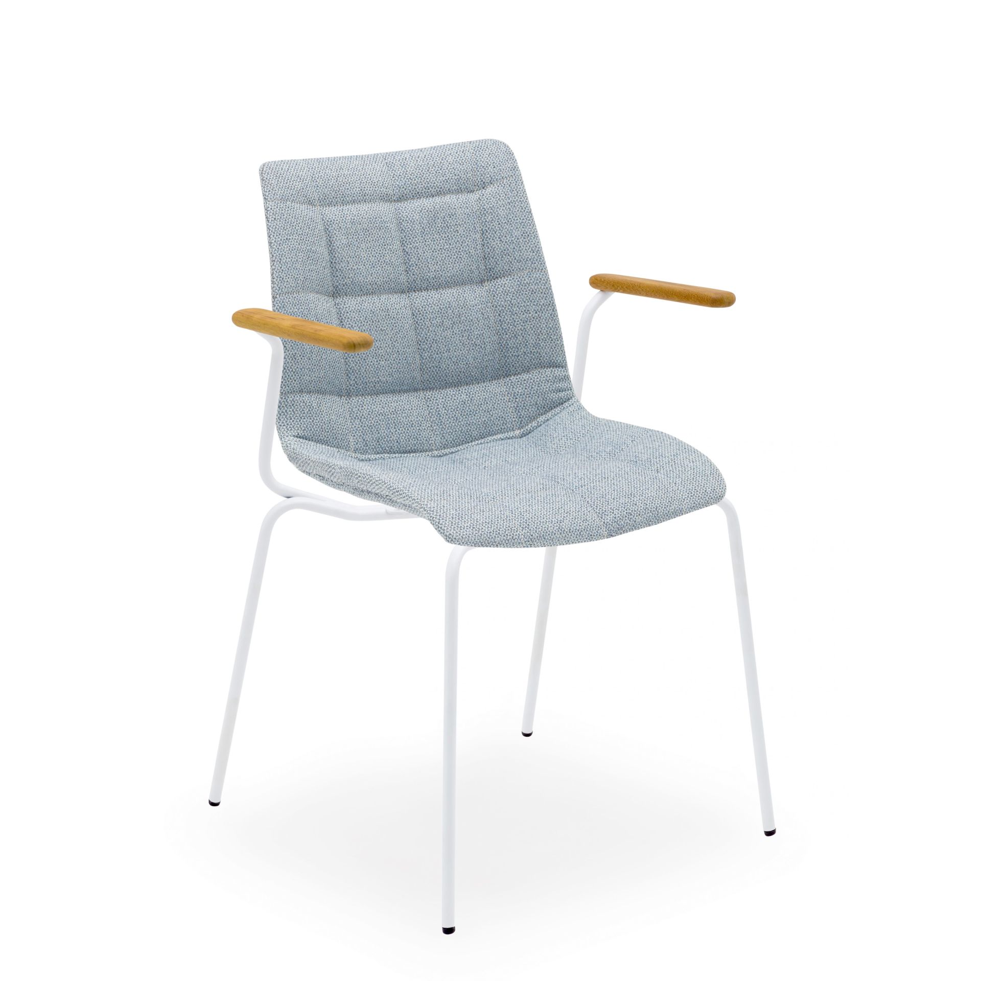 Laser-T Pad Koltuk l Metal Beyaz Boyalı Ayak