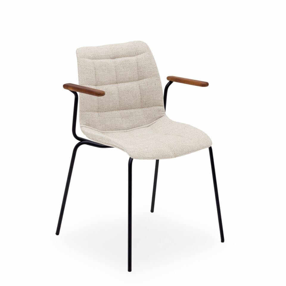 Laser-T Pad Koltuk l Metal Siyah Boyalı Ayak