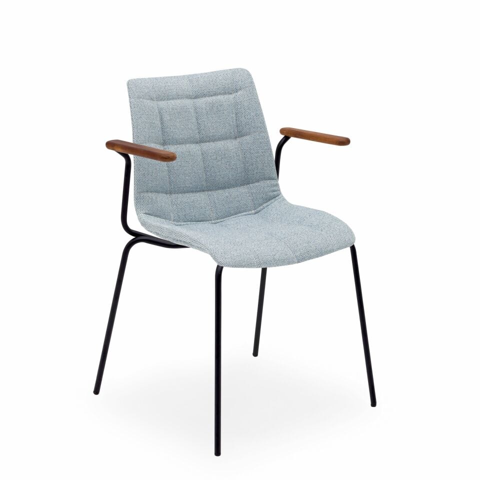 Laser-T Pad Koltuk l Metal Siyah Boyalı Ayak