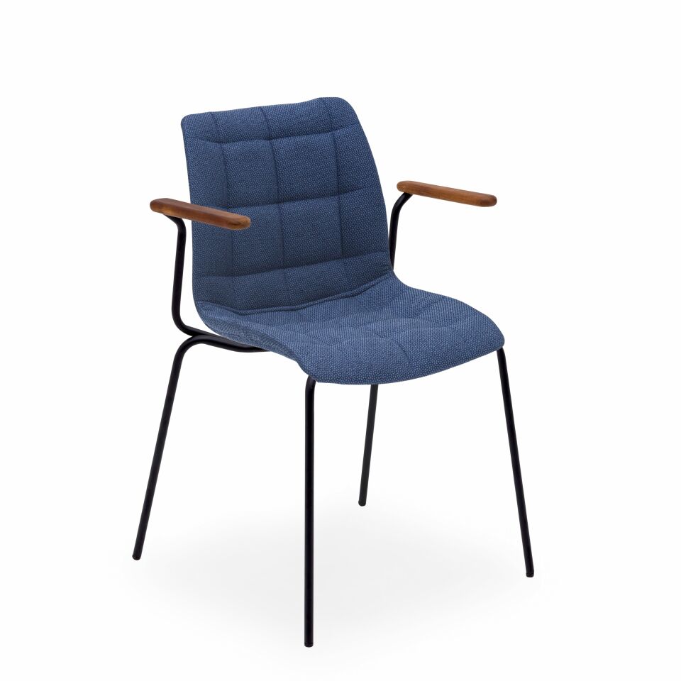 Laser-T Pad Koltuk l Metal Siyah Boyalı Ayak