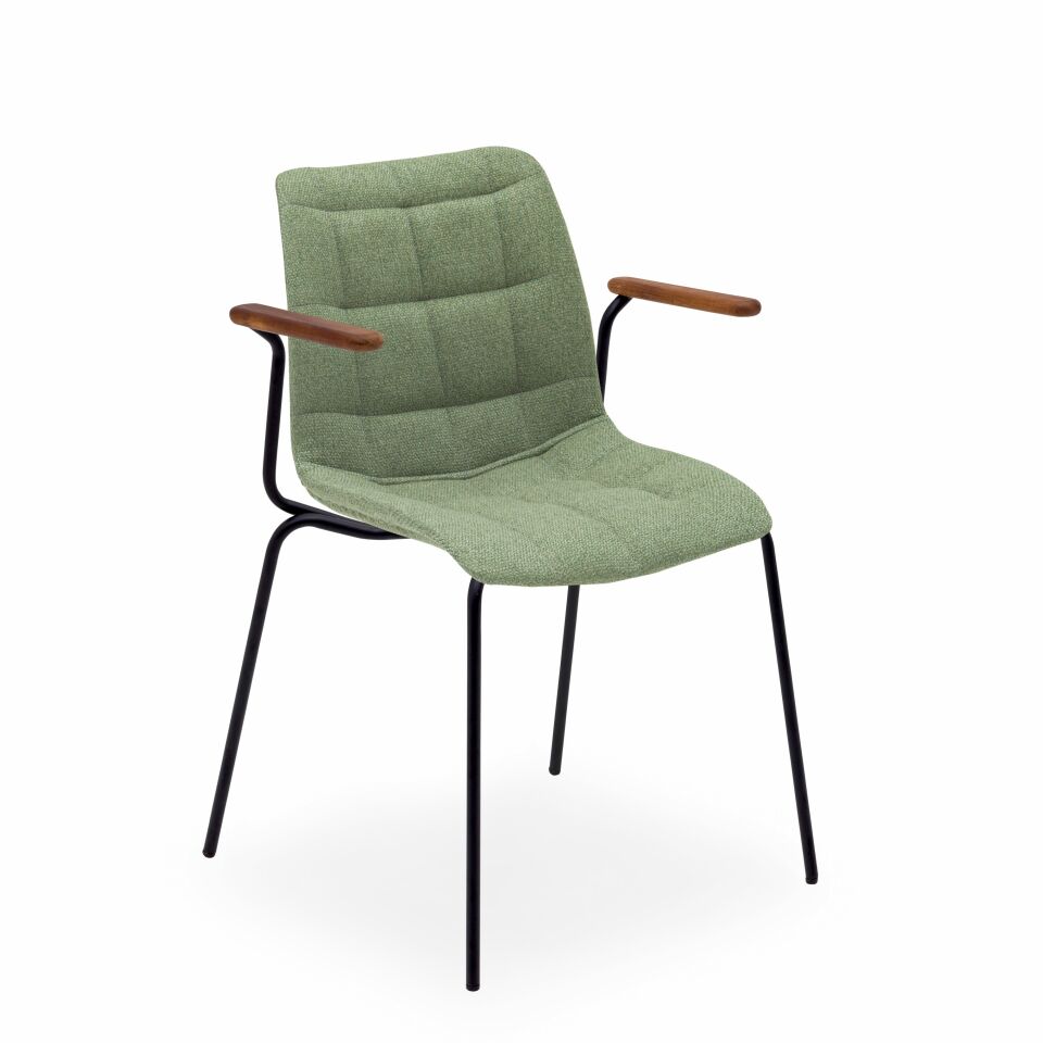 Laser-T Pad Koltuk l Metal Siyah Boyalı Ayak