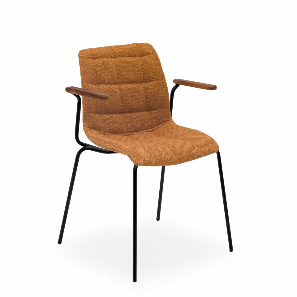 Laser-T Pad Koltuk l Metal Siyah Boyalı Ayak