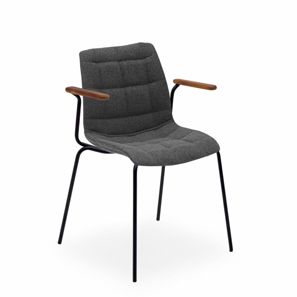 Laser-T Pad Koltuk l Metal Siyah Boyalı Ayak