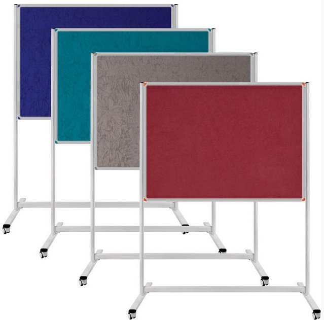 TEKERLEKLİ AYAKLI KUMAŞ KAPLI PANO