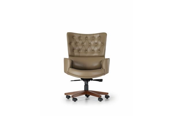 GRANDE KAPİTONE AHŞAP AYAKLI MAKAM KOLTUĞU