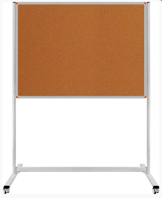 TEKERLEKLİ AYAKLI TEK TARAFLI MANTAR PANO