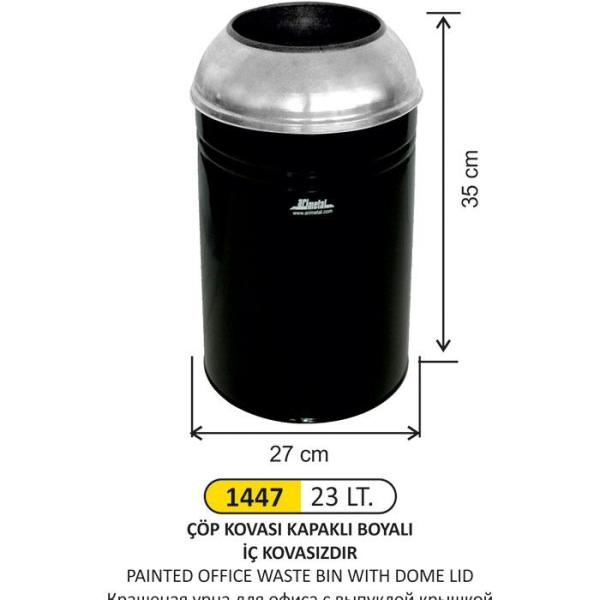 23 LT BOYALI ÇÖP KOVASI