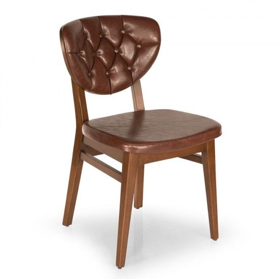 Lion Dikişli Capitone Sandalye