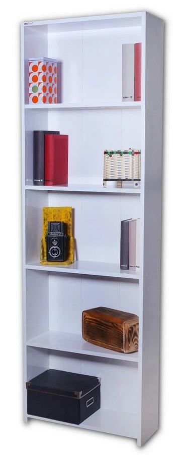Kitaplık 5 Raflı (Beyaz)
