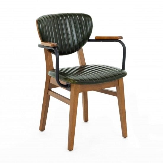 Lion Kollu Dik Dikişli Sandalye