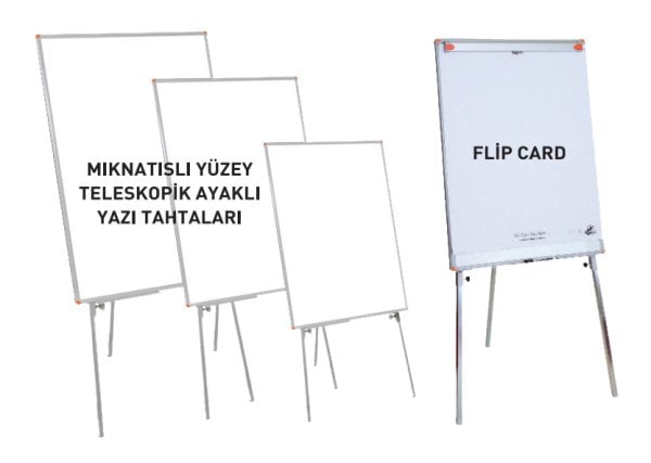 MIKNATISLI YÜZEY TELESKOPİK AYAKLI YAZI TAHTALARI