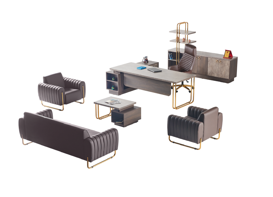 GOLD YÖNETİCİ MASA TAKIMI (OTURMA GRUBU DAHİL)