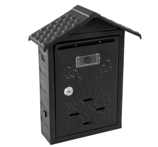 ÇATILI POSYA KUTUSU SİYAH