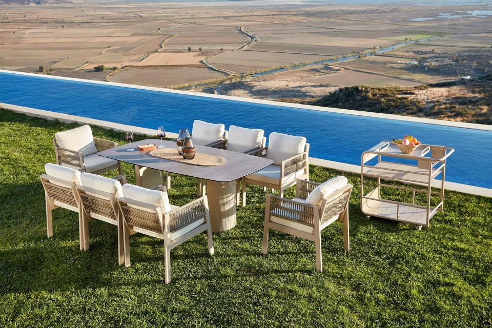 Toscana Seramik Tablalı Masa Takımı