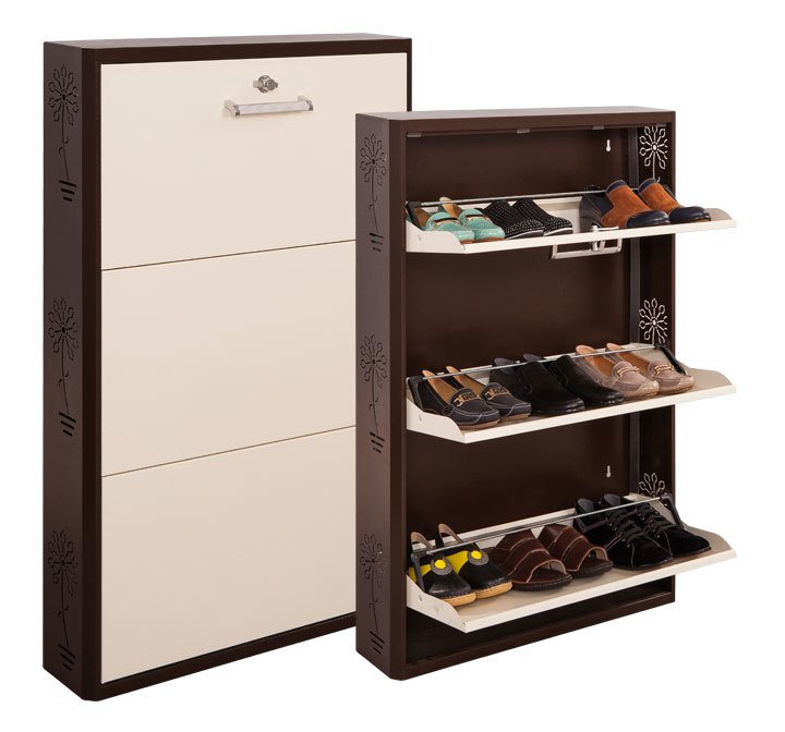 AYAKKABI DOLABI 3 KAPAK 9 ÇİFT