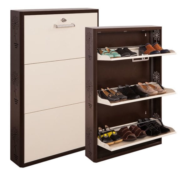 AYAKKABI DOLABI 3 KAPAK 9 ÇİFT