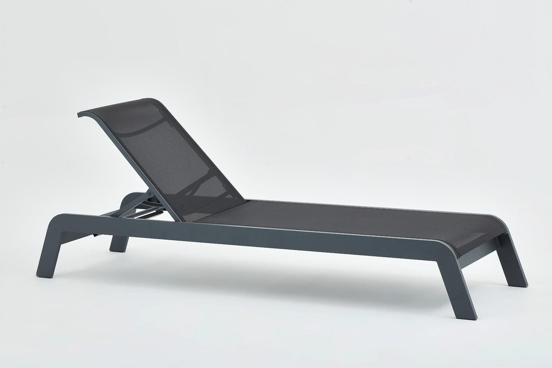 Lita Alüminyum Şezlong - Antrasit