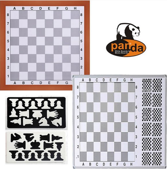 Satranç Tahtası Egitimli Manyetik Duvara Monte 70X100 CM