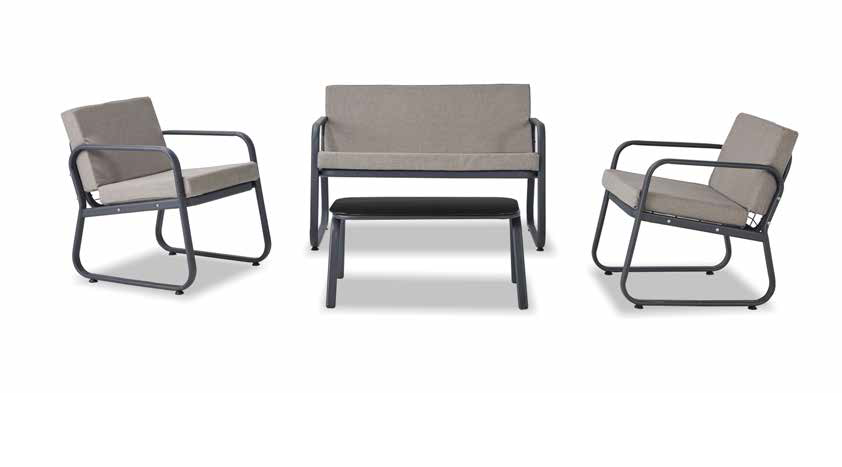 FERNİ METAL İKİLİ OTURMA GRUBU