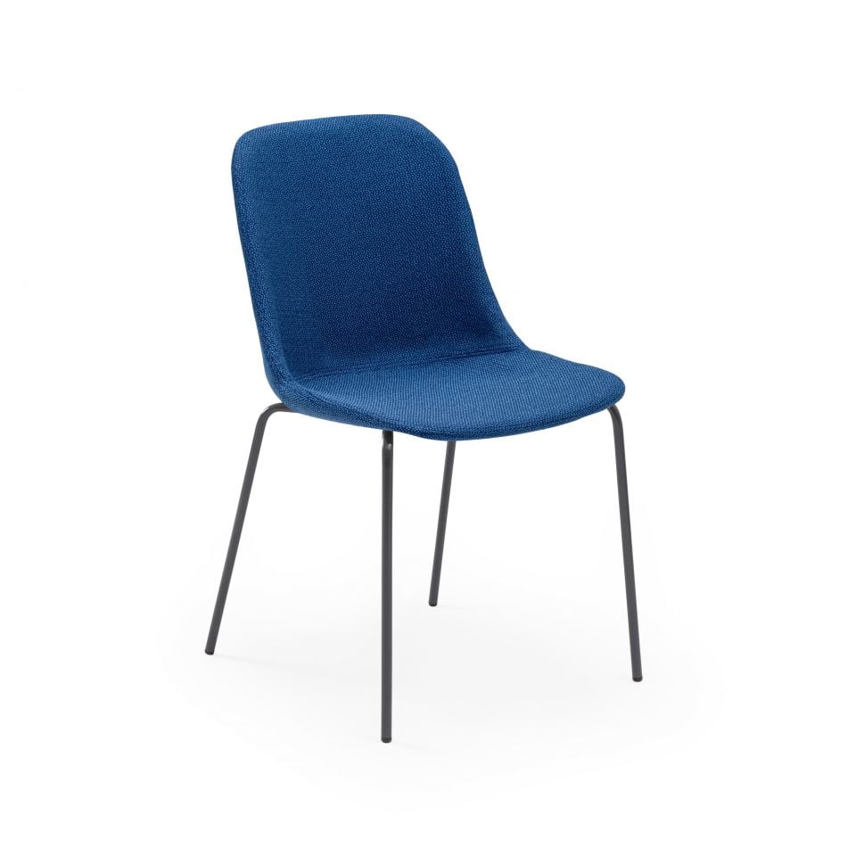 Shell-M Pad Sandalye l Metal Boyalı Ayak