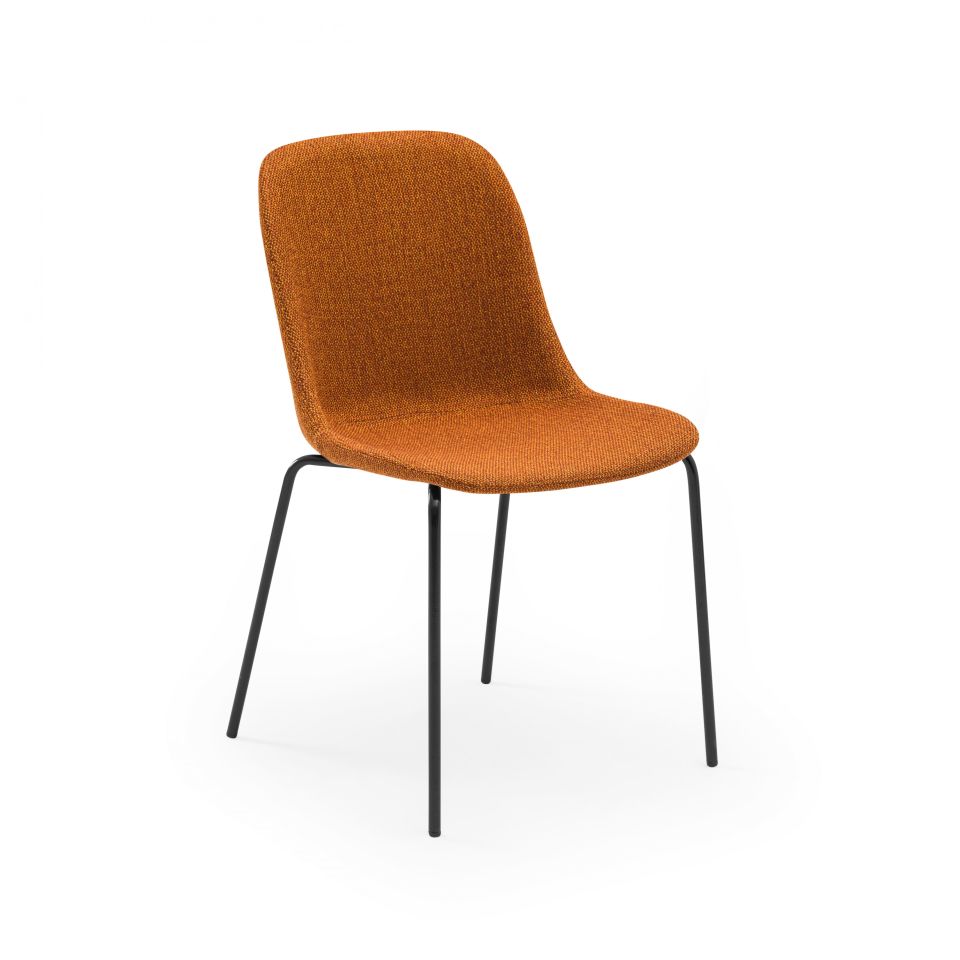 Shell-M Pad Sandalye l Metal Boyalı Ayak