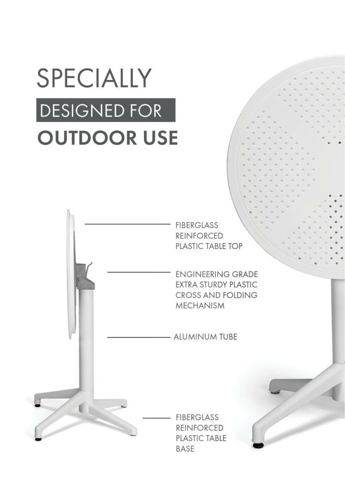 Moon Ø60 cm | Katlanır Masa