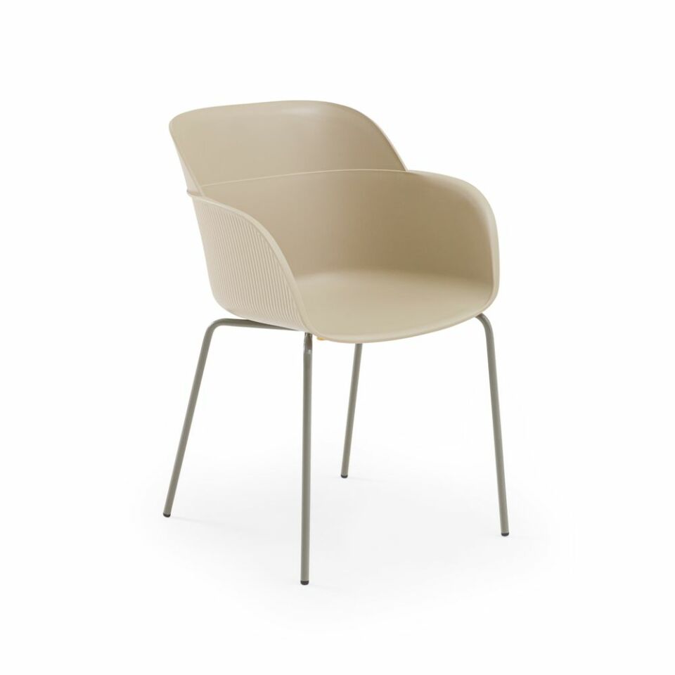 Shell-M Koltuk l Metal Boyalı Ayak