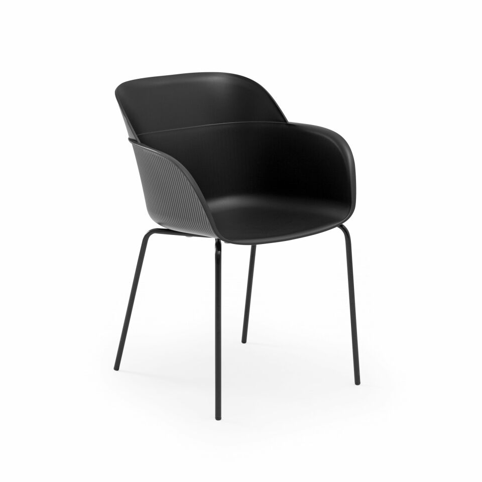 Shell-M Koltuk l Metal Boyalı Ayak