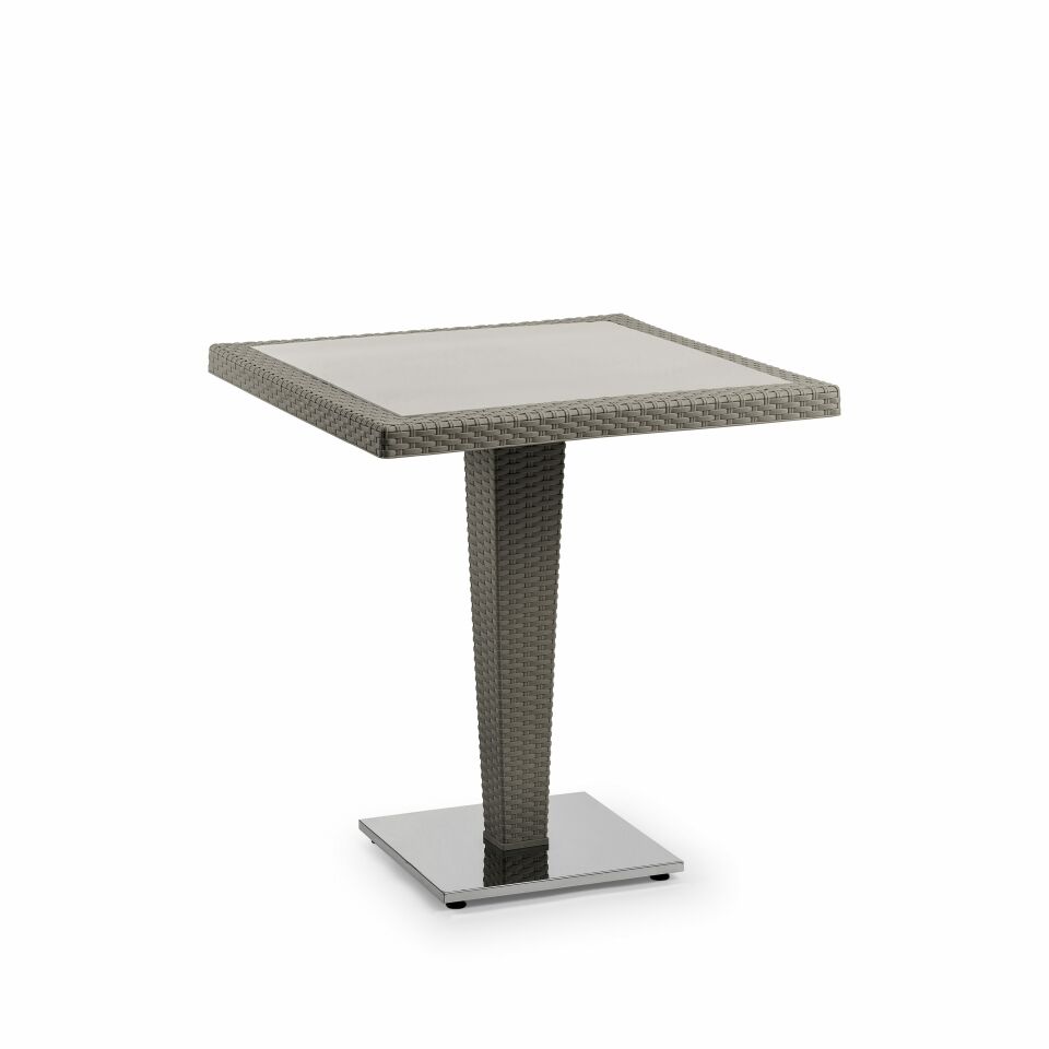 Antares Masa 70×70 cm | Dış Camlı