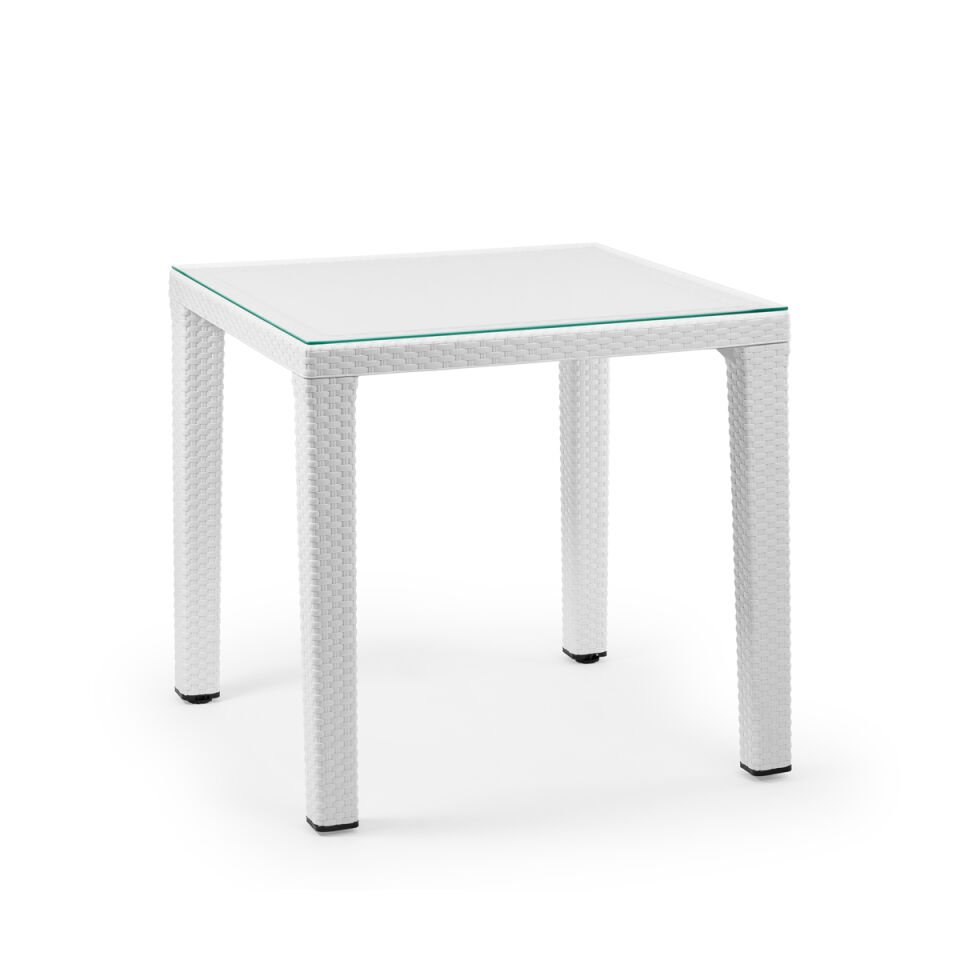 Antares 80×80 cm Masa | Dış Camlı