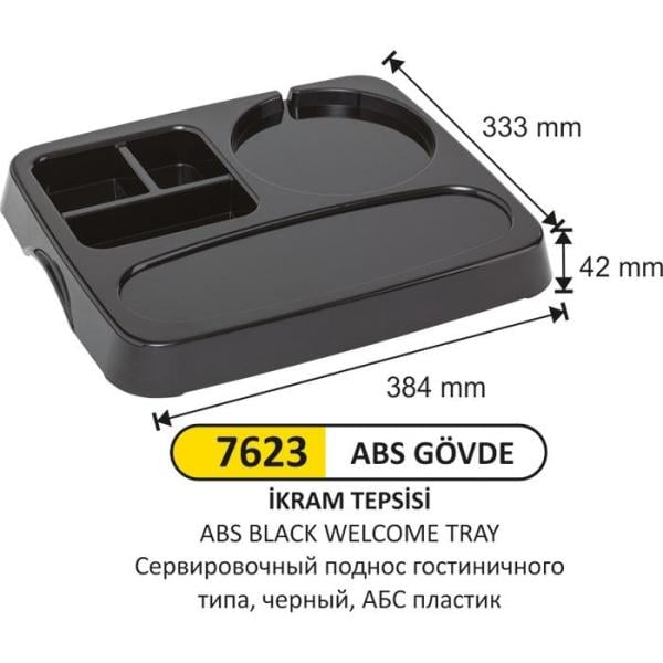 ABS PLASTİK İKRAM TEPSİSİ