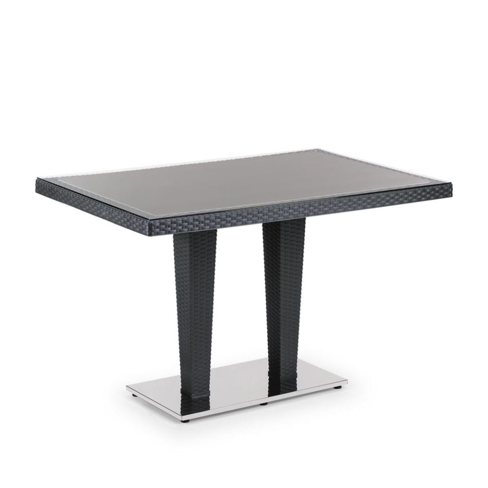 Antares 80×120 cm Masa | Dış Cam | Krom Ayaklı