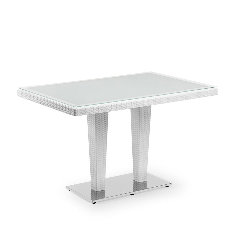 Antares 80×120 cm Masa | Dış Cam | Krom Ayaklı