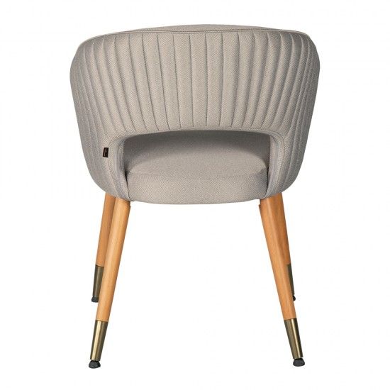 Albert Sırtı Dik Dikişli Sandalye