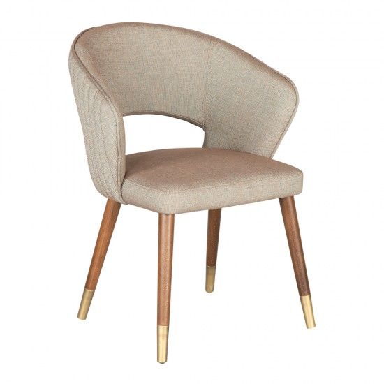 Albert Sırtı Dik Dikişli Sandalye