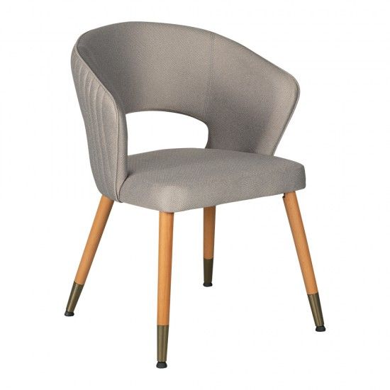 Albert Sırtı Dik Dikişli Sandalye