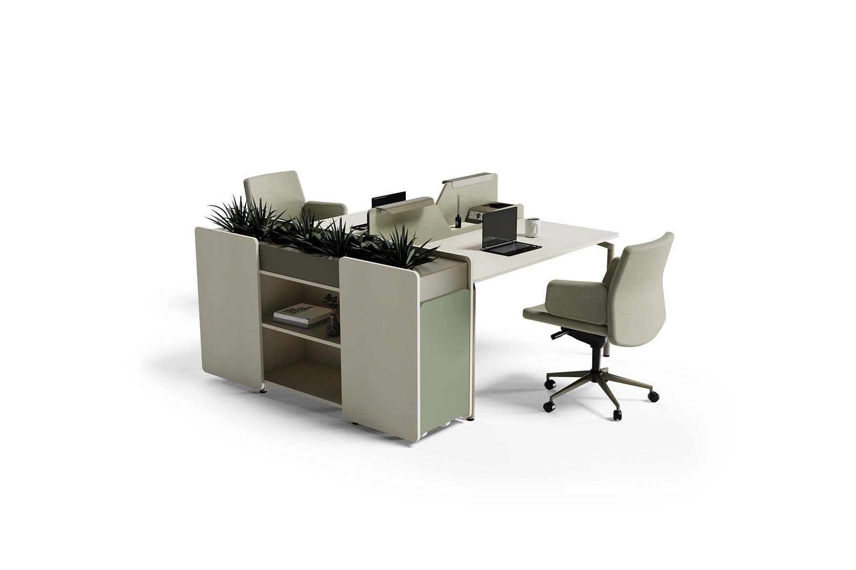 EVO İKİ AYAKLI ÇALIŞMA MASASI TAKIMI