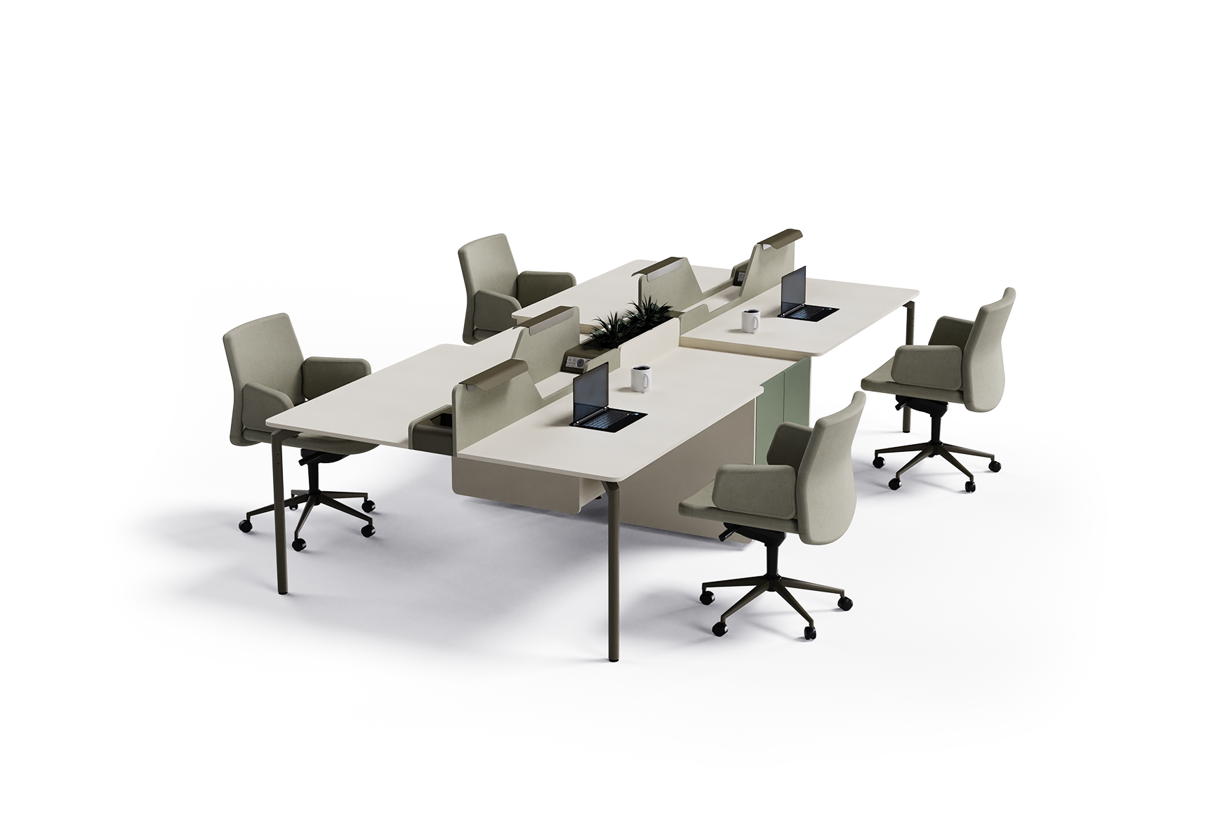 EVO DÖRT AYAKLI ÇALIŞMA MASASI TAKIMI