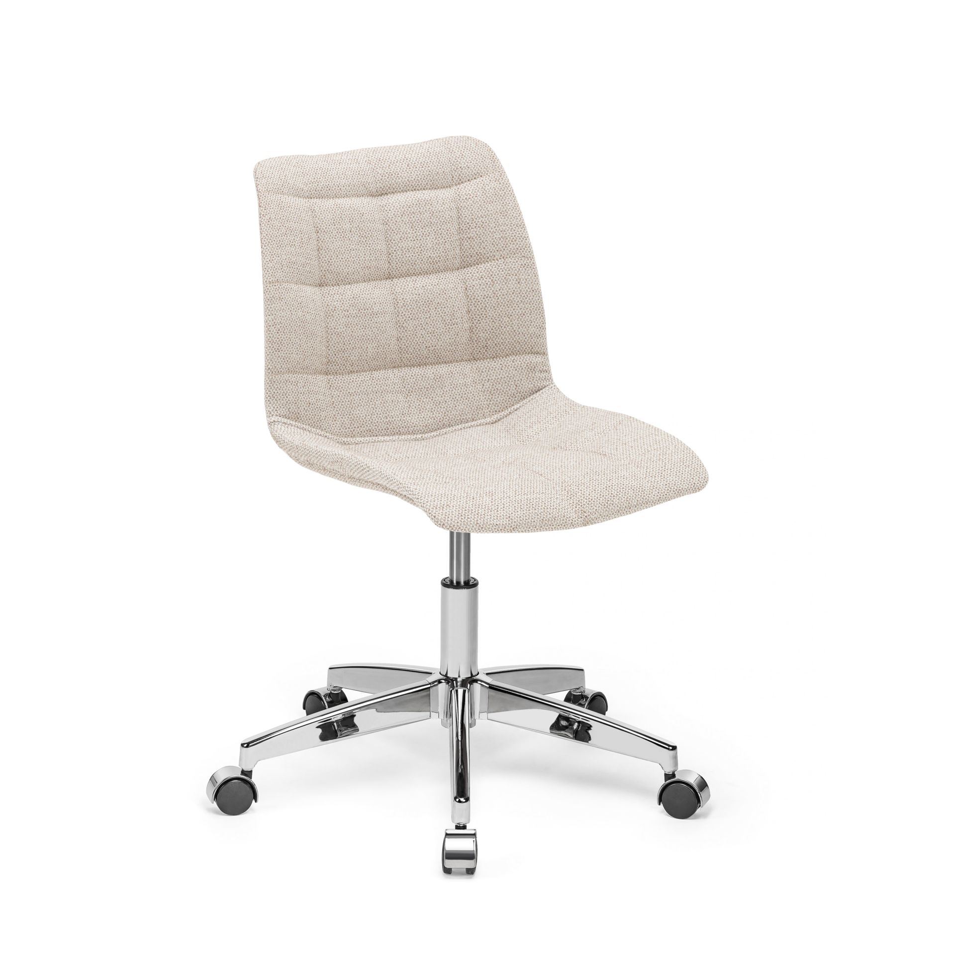 Laser Ofis Pad Sandalye EKRU