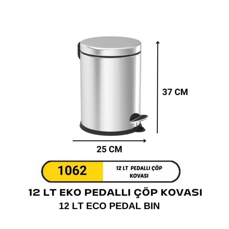 12 LİTRE PEDALLI ÇÖP KOVASI EKO